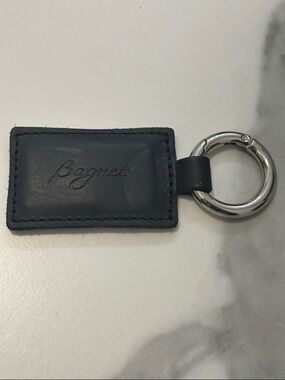 Bagnet Black Leather Purse Magnet Hook Bag Organizer Holds 8 lbs